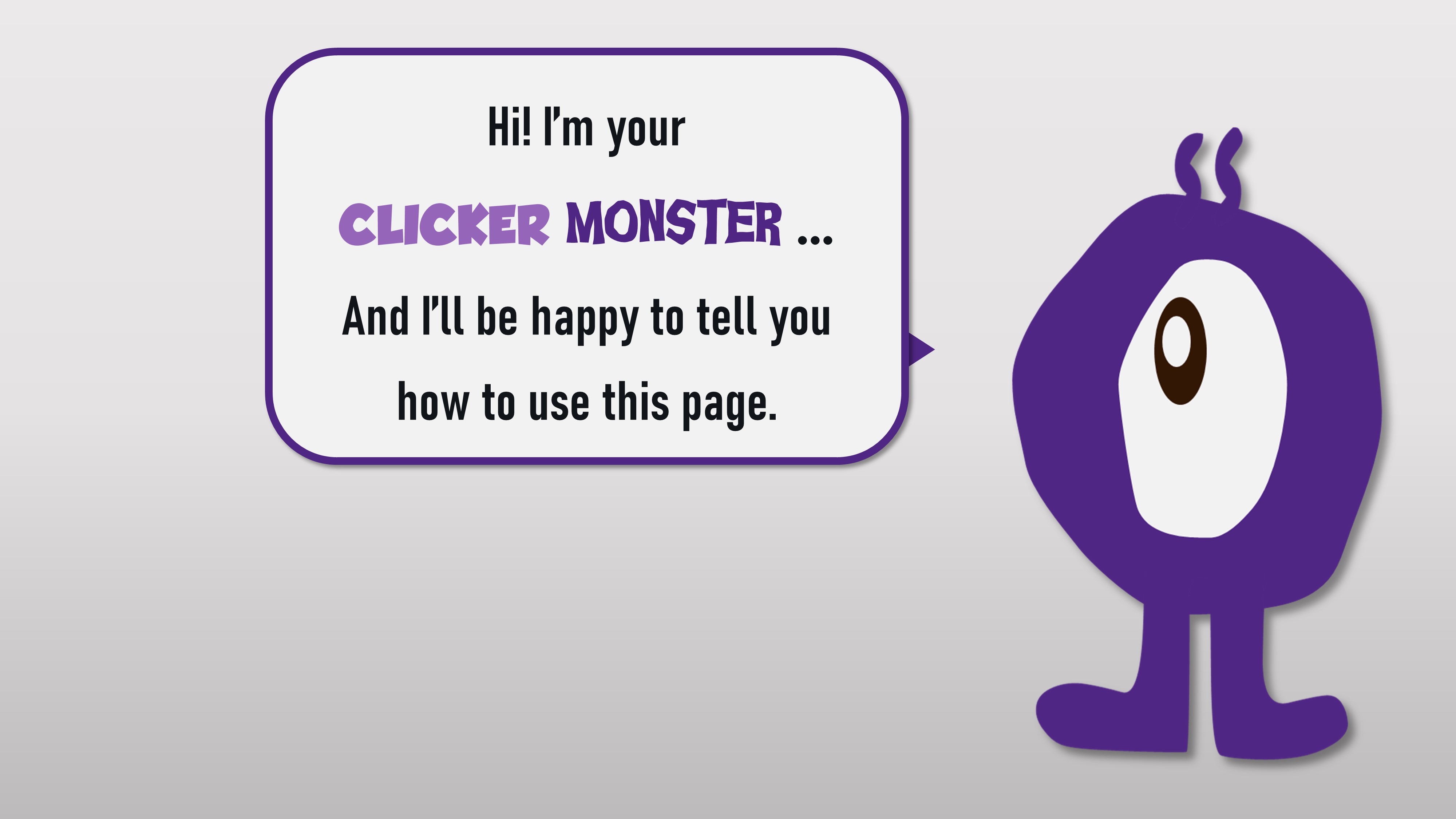 Clicker Monster
